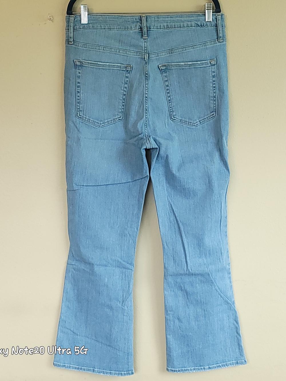 FRAME Le Crop Mini Boot Jeans Women's Light Wash Integrity Silhouette - Picture 4 of 6